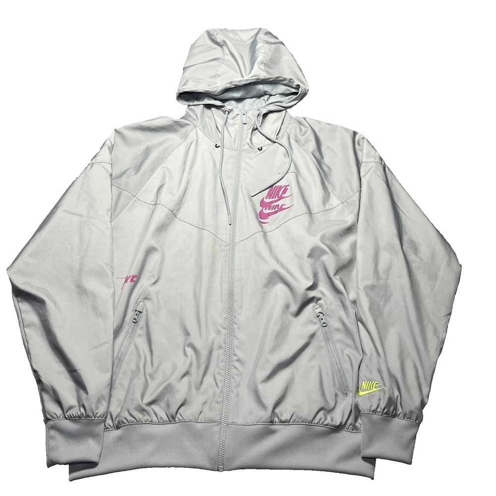 Nike Sportswear SPE+ Woven Windrunner MFTA Jacket Adult Large DM6867-073 Gray